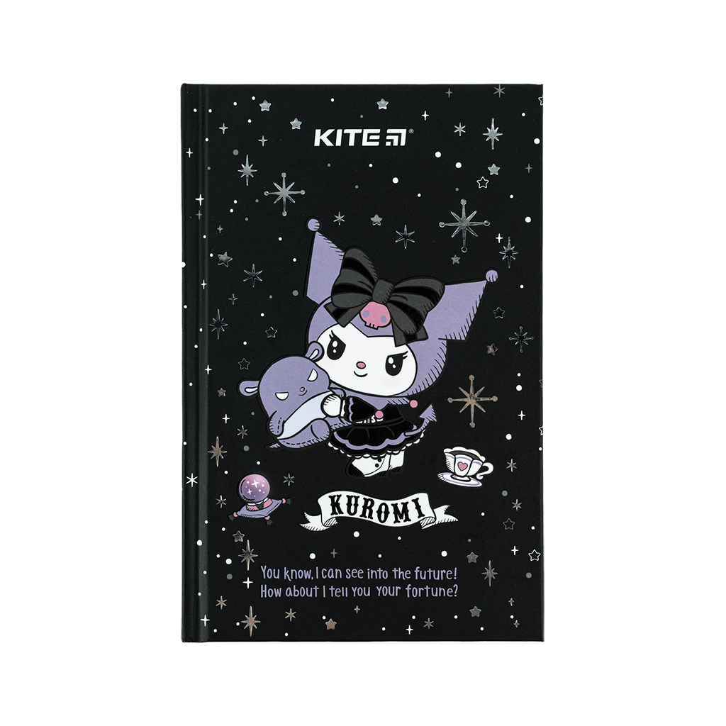 Блокнот Kite А6 Kuromi, тверда обкладинка, 80 аркушів, клітинка (HK24-199-1) - фото 2 Блокнот Kite А6 Kuromi, тверда обкладинка, 80 аркушів, клітинка (HK24-199-1) - фото 2