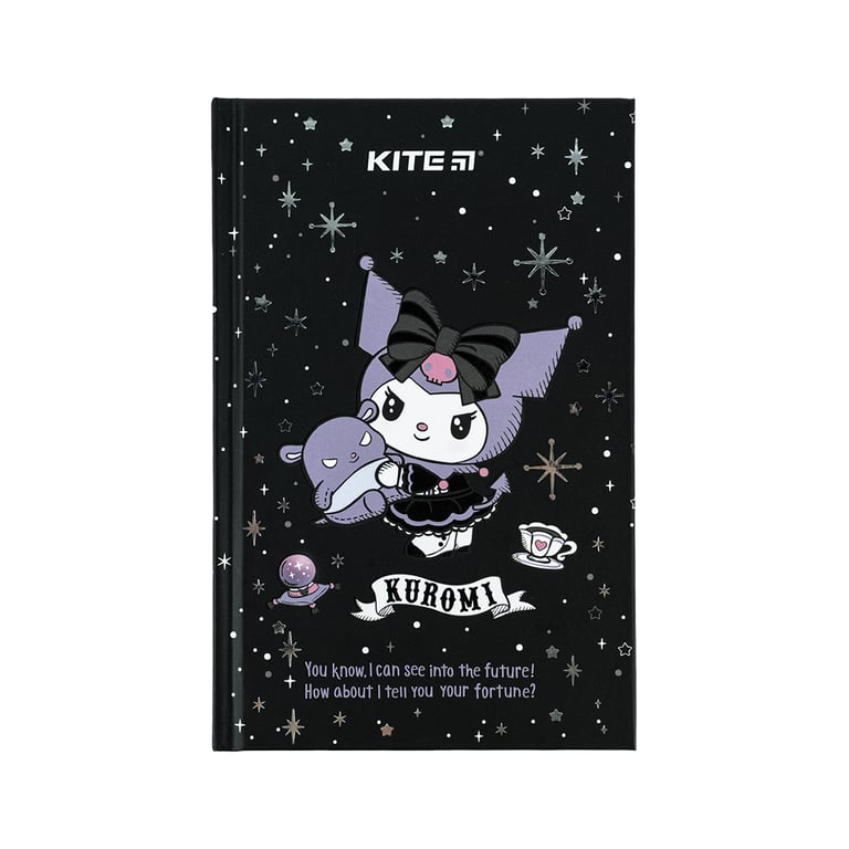 Блокнот Kite А6 Kuromi, тверда обкладинка, 80 аркушів, клітинка (HK24-199-1) - фото 2