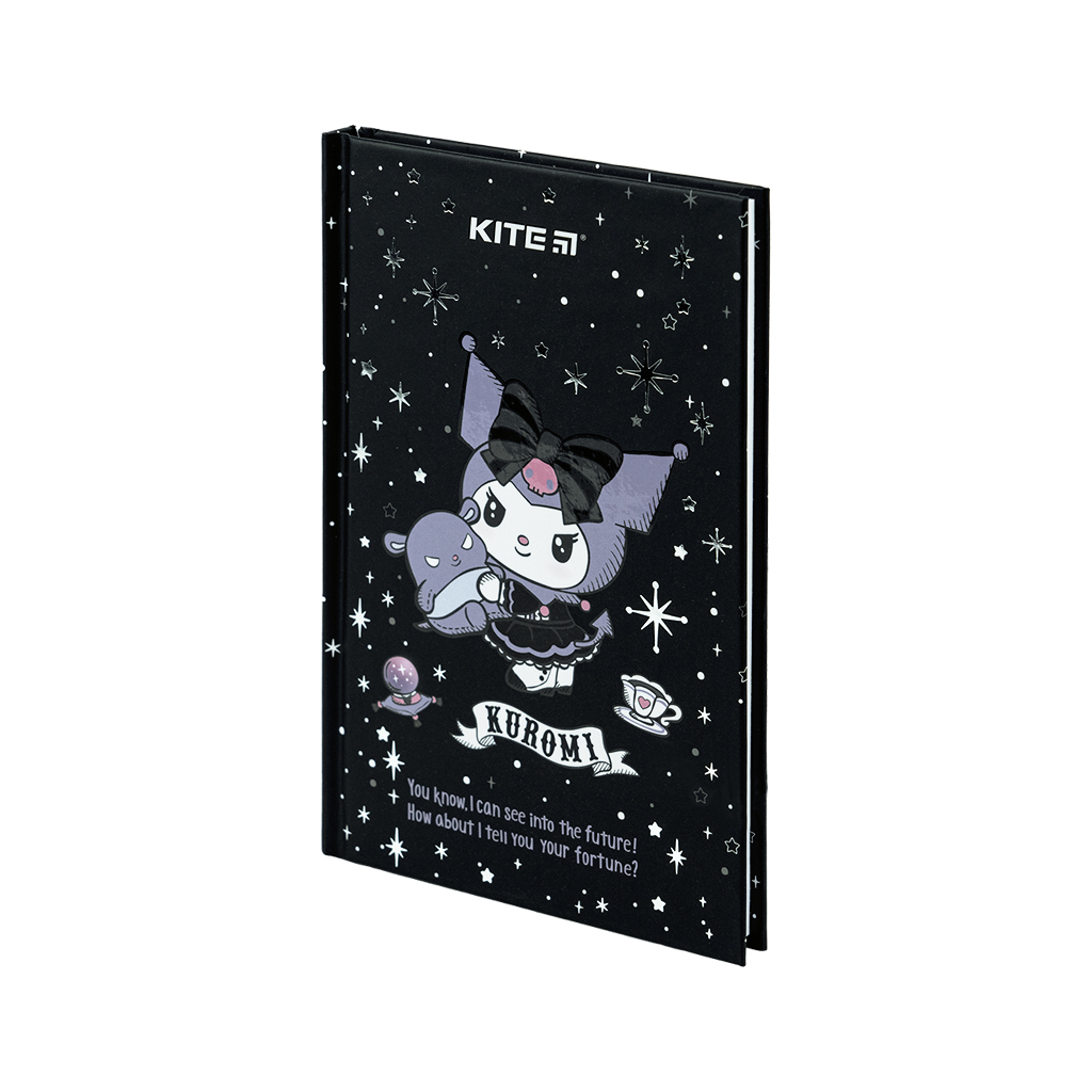Блокнот Kite А6 Kuromi, тверда обкладинка, 80 аркушів, клітинка (HK24-199-1) - фото 3 Блокнот Kite А6 Kuromi, тверда обкладинка, 80 аркушів, клітинка (HK24-199-1) - фото 3