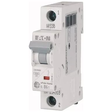 Автоматичний вимикач Eaton 1-п. С 16А HL 4.5кА - фото 1
