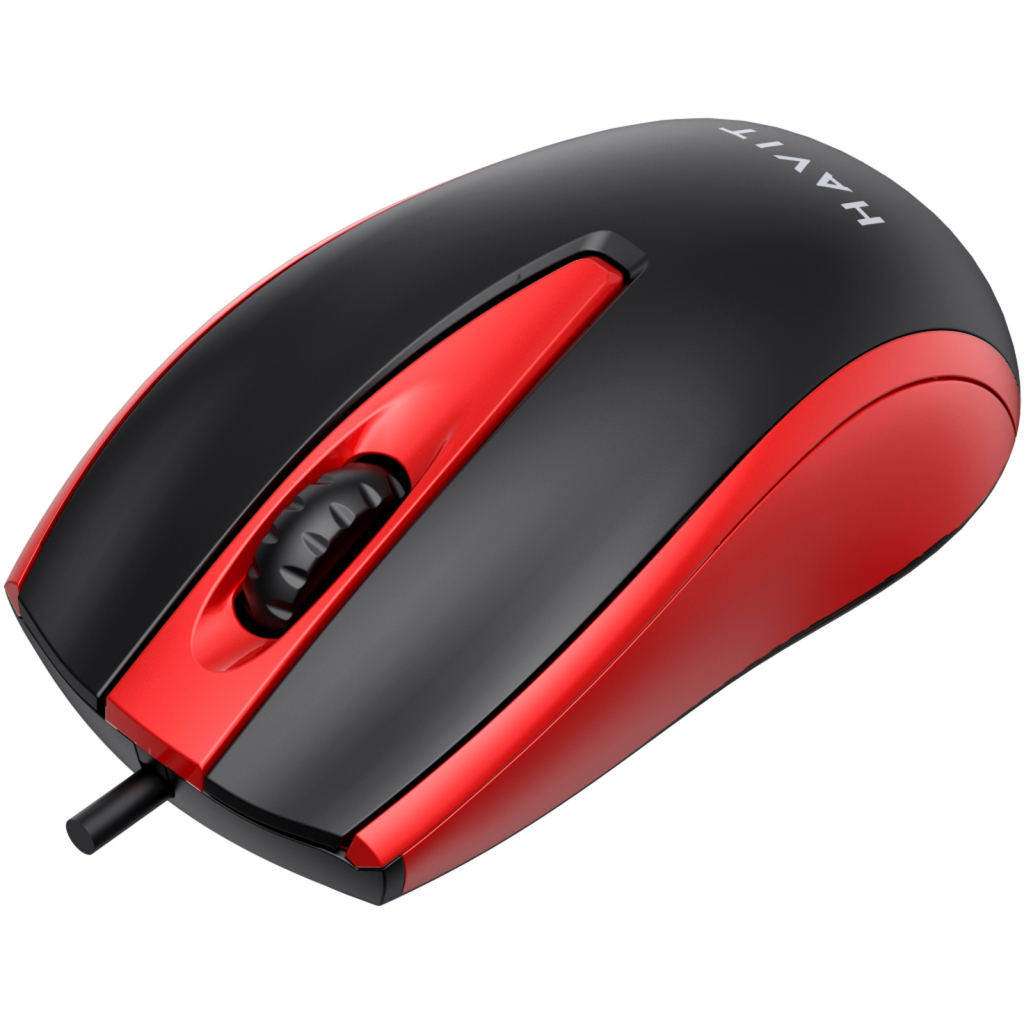 Мишка Havit HV-MS871 USB Red (6939119020293) - фото 2 Мишка Havit HV-MS871 USB Red (6939119020293) - фото 2