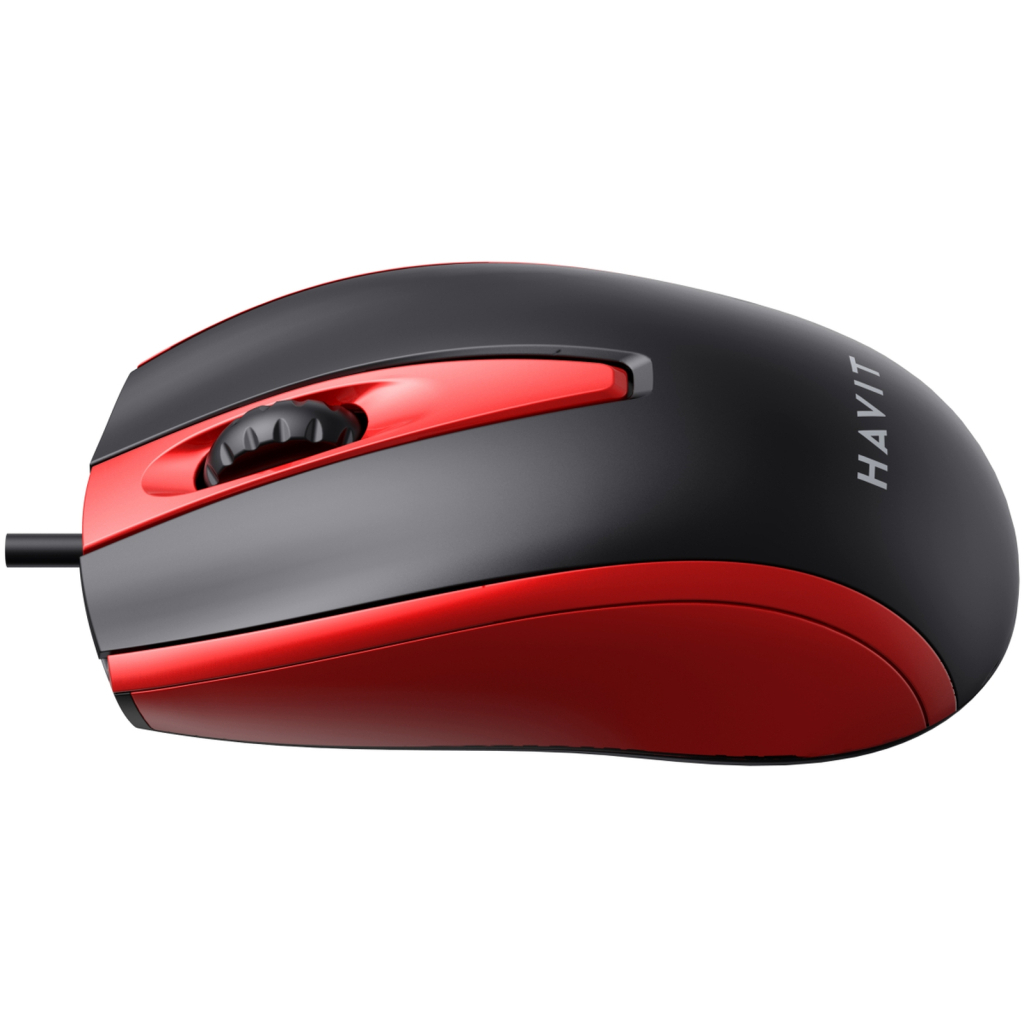Мишка Havit HV-MS871 USB Red (6939119020293) - фото 3 Мишка Havit HV-MS871 USB Red (6939119020293) - фото 3