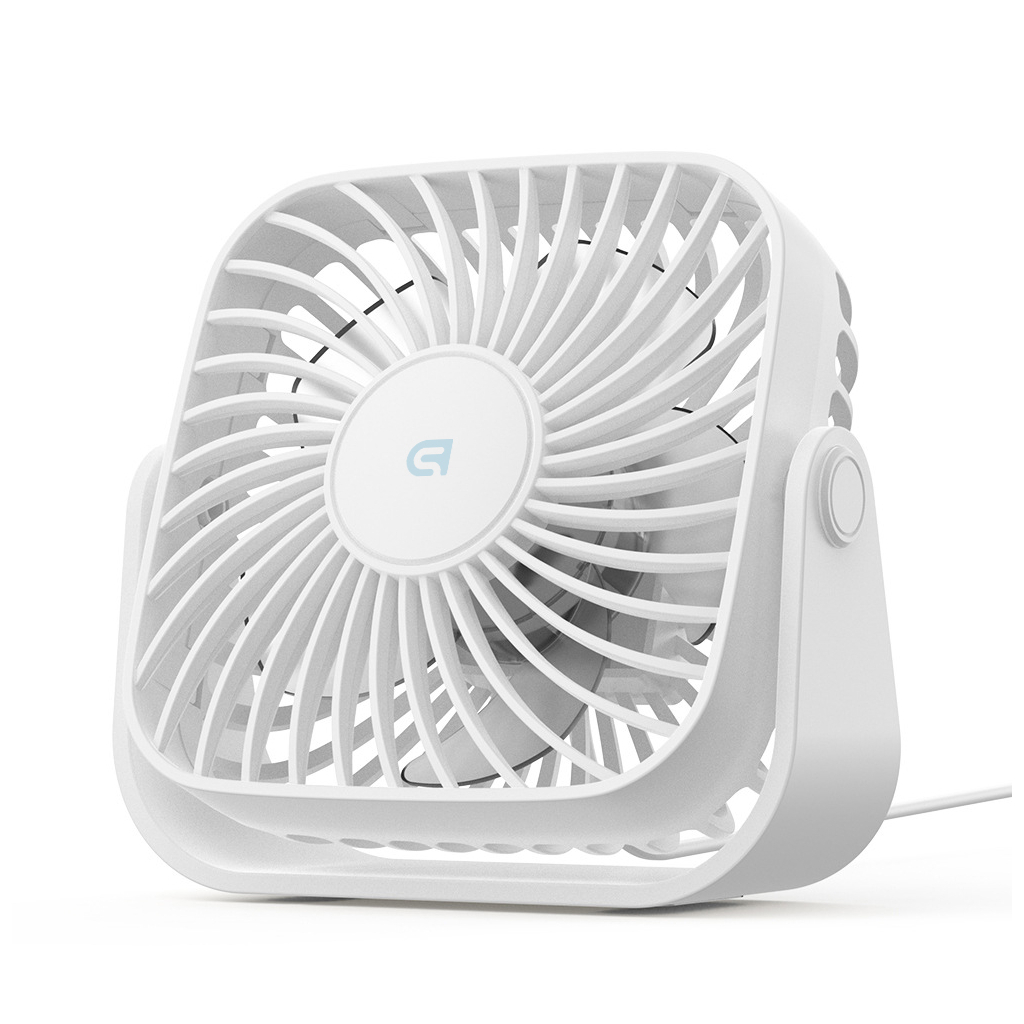USB вентилятор Armorstandart WindDot AF1 USB-A White (ARM85146) - фото 1