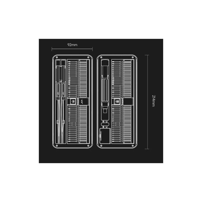 Викрутка Xiaomi JIMIHOME 80in1 Black (JM-GNT80) - фото 6