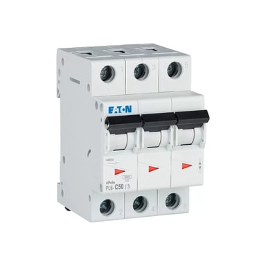 Автоматичний вимикач Eaton 3-п. М3 С 50А PL6 6кА - фото 1