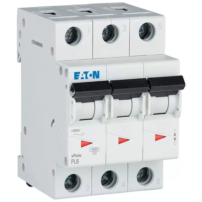 Автоматичний вимикач Eaton 3-п. М3 С 63А PL6 6кА - фото 1