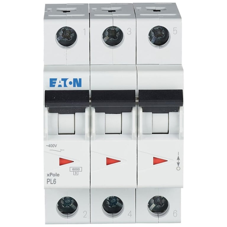 Автоматичний вимикач Eaton 3-п. М3 С 63А PL6 6кА - фото 2