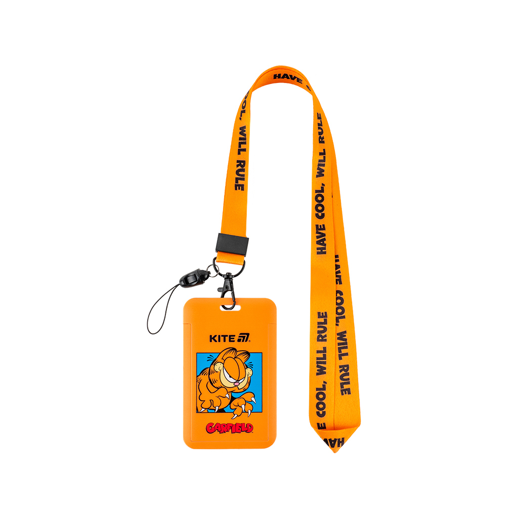 Бейдж Kite слайдер Garfield, помаранчевий (GF25-450) - фото 1