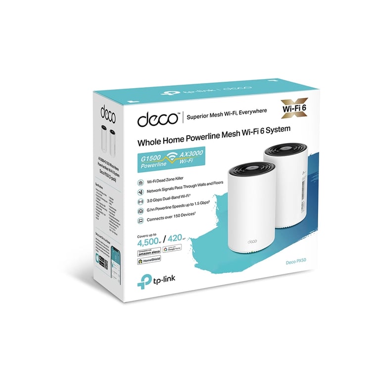 Маршрутизатор TP-Link DECO-PX50-2-PACK - фото 3