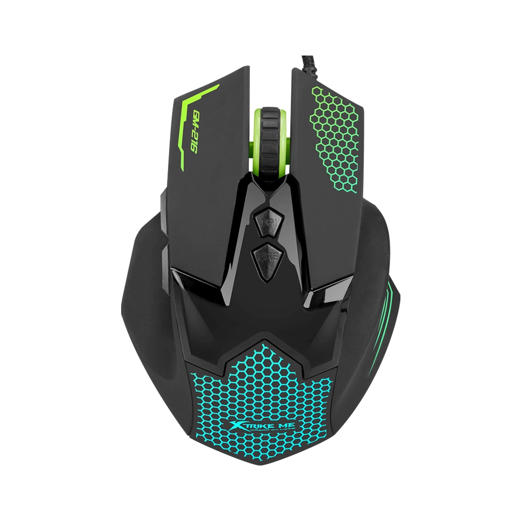 Мишка Xtrike ME GM-216 RGB USB Black (GM-216) Мишка Xtrike ME GM-216 RGB USB Black (GM-216)