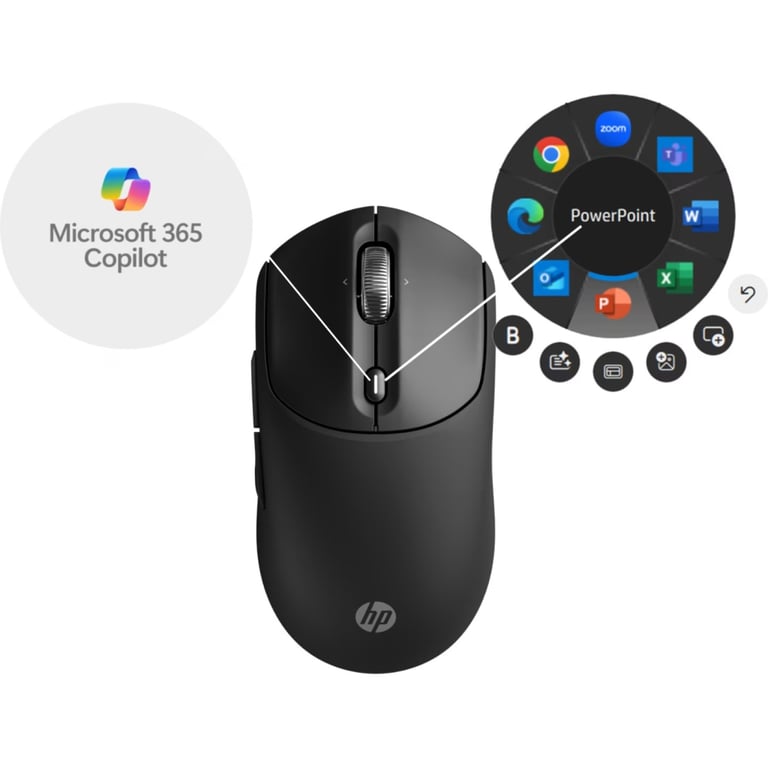 Мишка HP 700 Rechargeable Wireless/Bluetooth Black (AZ7B0AA) - фото 6