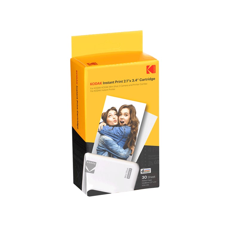 Фотопапір Kodak Instant Print 2.1x3.4" *30p, for Mini 2, Mini 2 Retro, Mini Shot 2 (ICRG-230) - фото 2