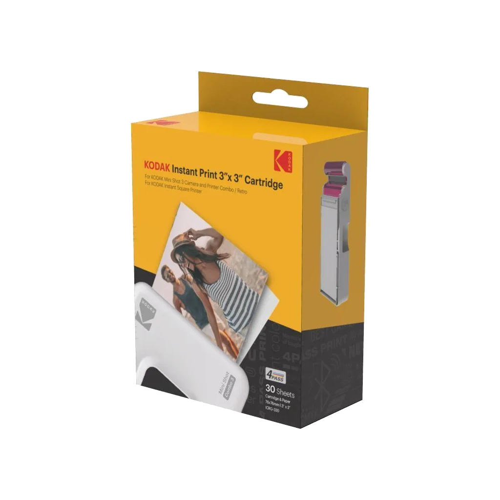 Картридж Kodak Instant Print 3x3" *30p, for Mini 3 Retro, Mini Shot 3 (ICRG-330) - фото 1 Картридж Kodak Instant Print 3x3" *30p, for Mini 3 Retro, Mini Shot 3 (ICRG-330) - фото 1