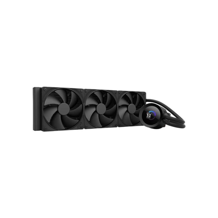 Система рідинного охолодження NZXT Kraken Plus V2 360mm AIO liquid cooler w/Displ (RL-KN360-B2) - фото 1