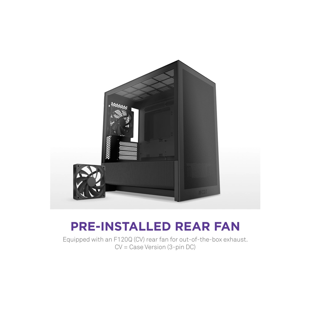 Корпус NZXT H3 Flow All Black (CC-H31FB-01) - фото 9 Корпус NZXT H3 Flow All Black (CC-H31FB-01) - фото 9