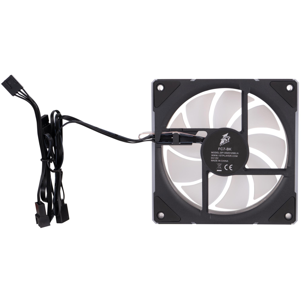 Кулер до корпусу 1stPlayer FC7 Black (FC7-BK-1IN1) - фото 6 Кулер до корпусу 1stPlayer FC7 Black (FC7-BK-1IN1) - фото 6