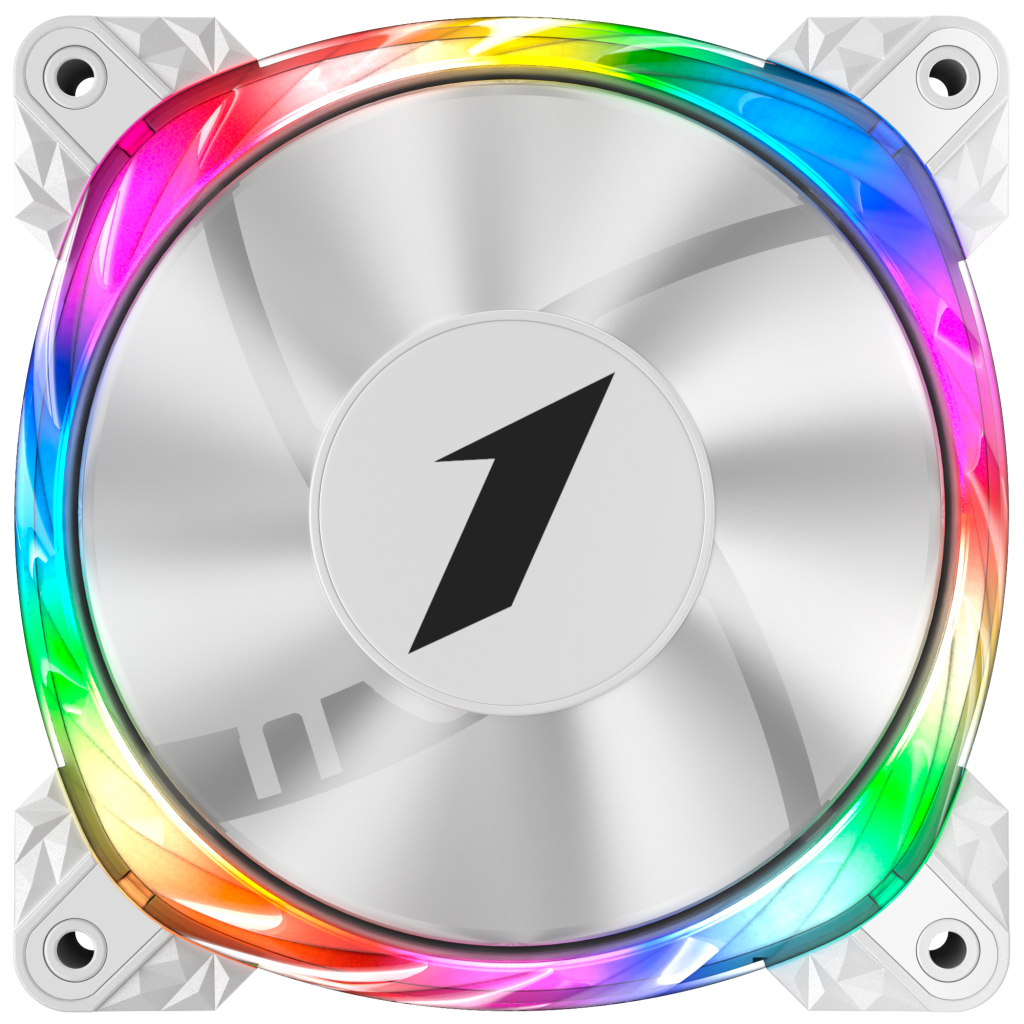 Кулер до корпусу 1stPlayer FS7 White (FS7-WH-1IN1) - фото 1