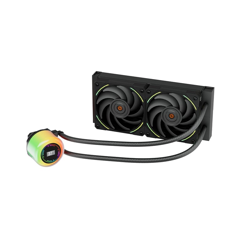 Система рідинного охолодження 1stPlayer CC-240 Black (CC-240-BK) - фото 2
