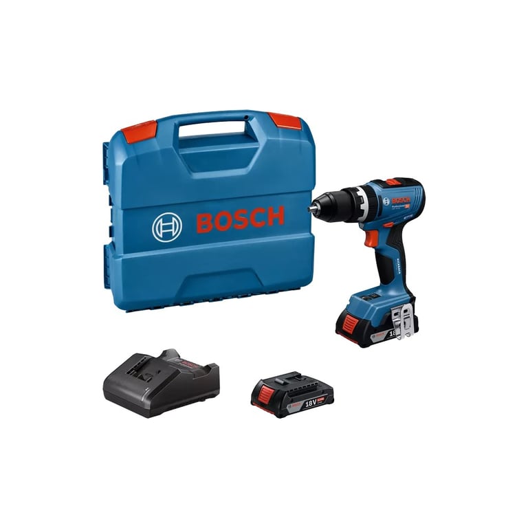 Шуруповерт Bosch Professional GSB 18V-65 18В 2х2Агод 3165Нм 0-2100обхв ЗП GAL18V-20 кейс 1.12 (0.601.9N3.100) — фото 1