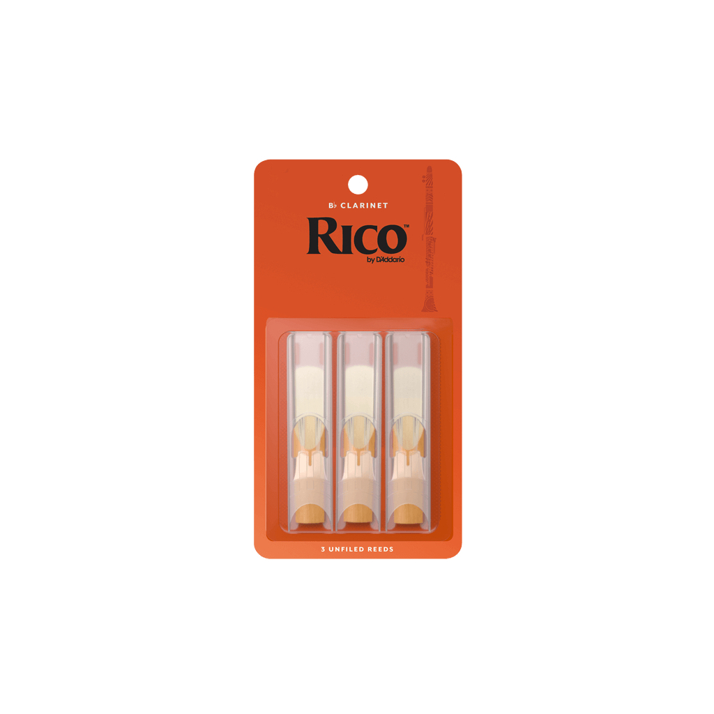 Тростина для кларнета D'Addario Rico - Bb Clarinet #1.5 - 3 Pack (RCA0315) - фото 1
