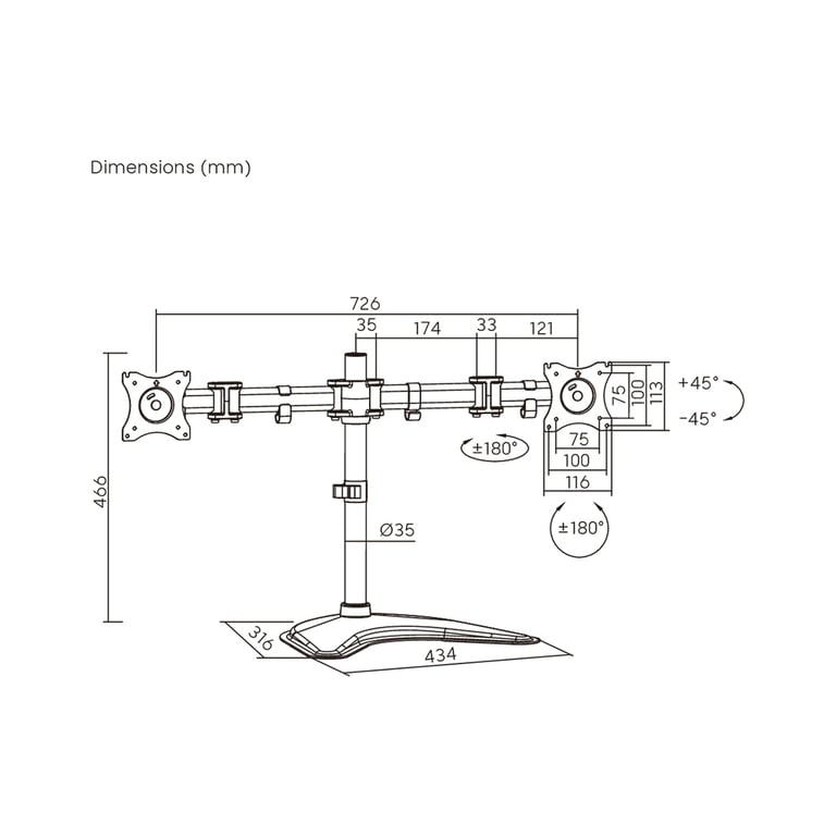 Кронштейн HiSmart HS083922 - фото 2