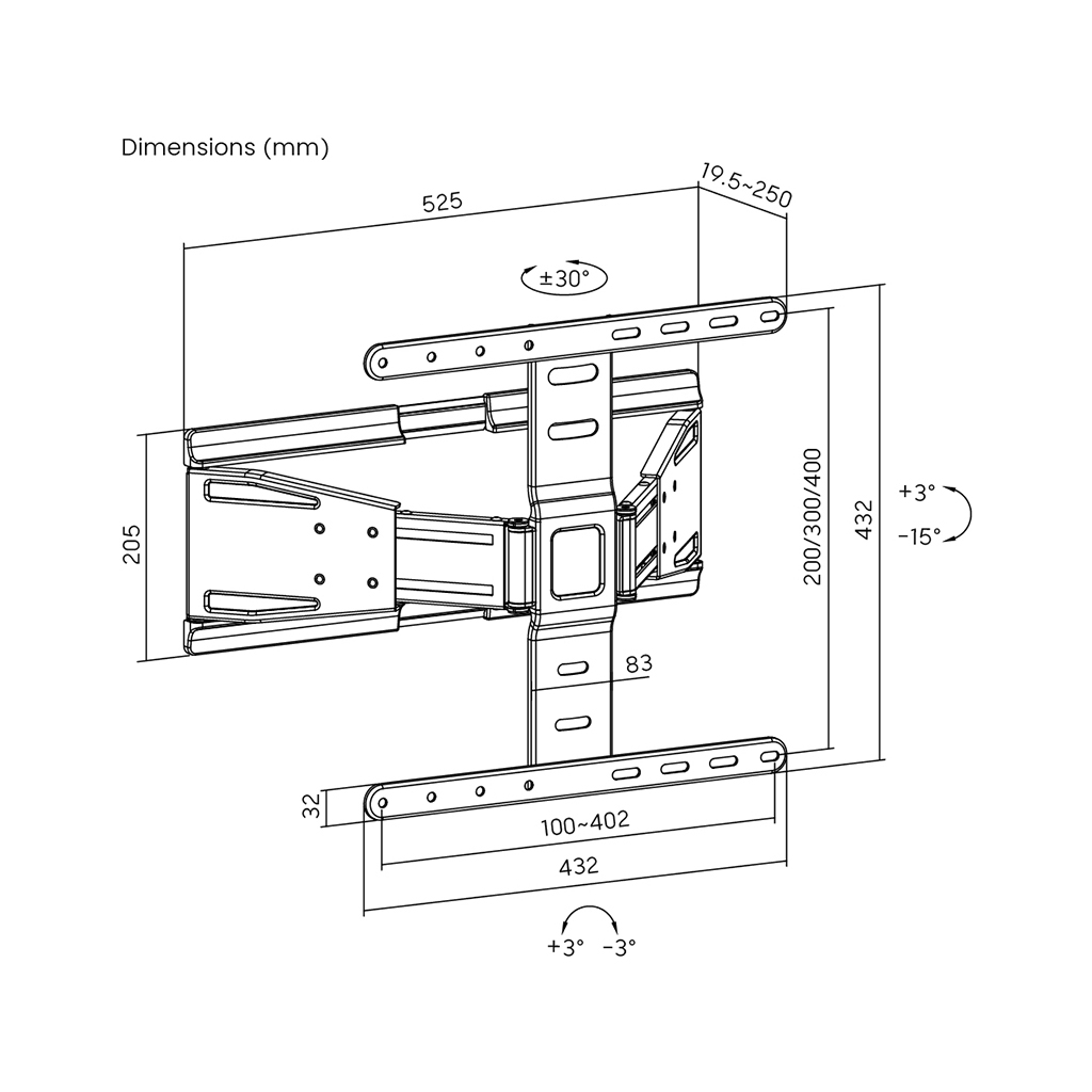 Кронштейн HiSmart HS083953 - фото 4 Кронштейн HiSmart HS083953 - фото 4
