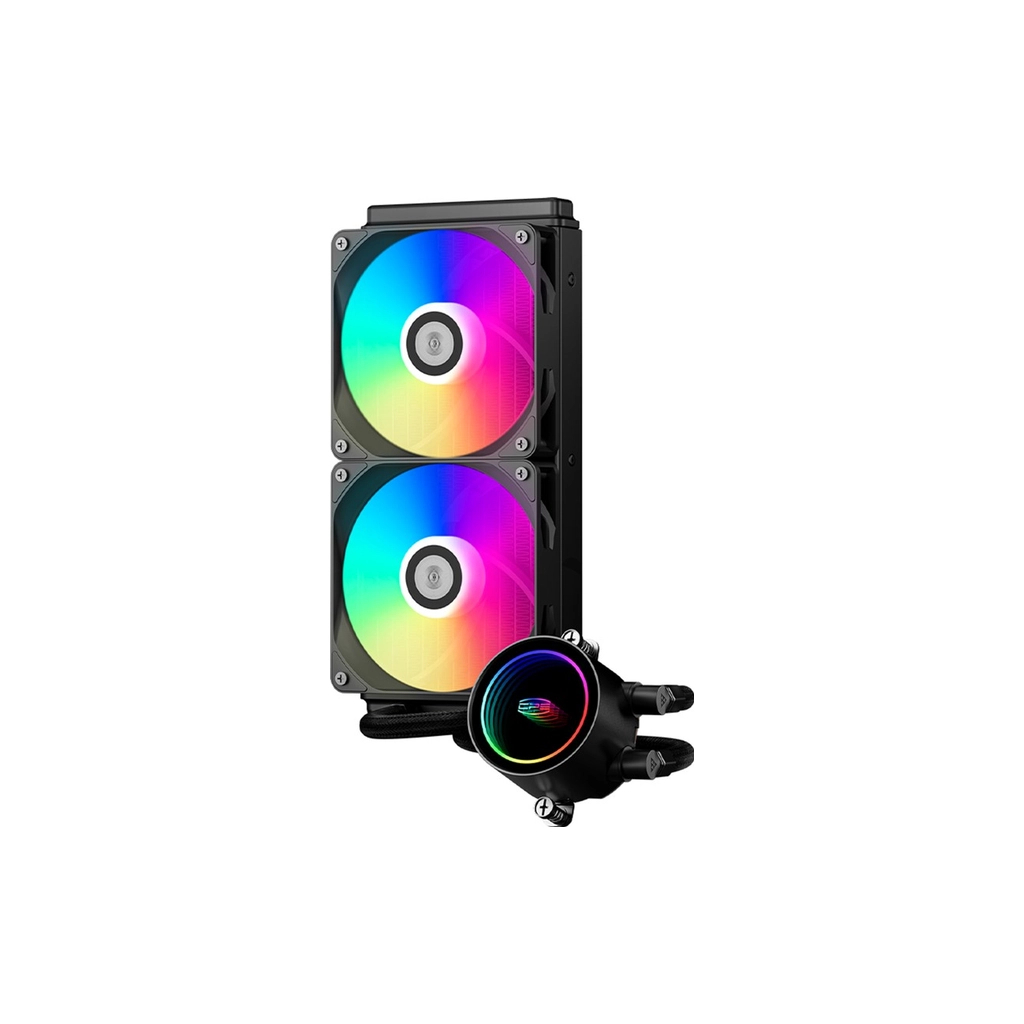 Система рідинного охолодження PcCooler DA240 ARGB BK - фото 1