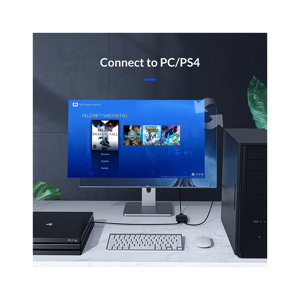 Розгалужувач Orico HDMI 2.0 1x2, 4K (CA913510) - фото 6 Розгалужувач Orico HDMI 2.0 1x2, 4K (CA913510) - фото 6