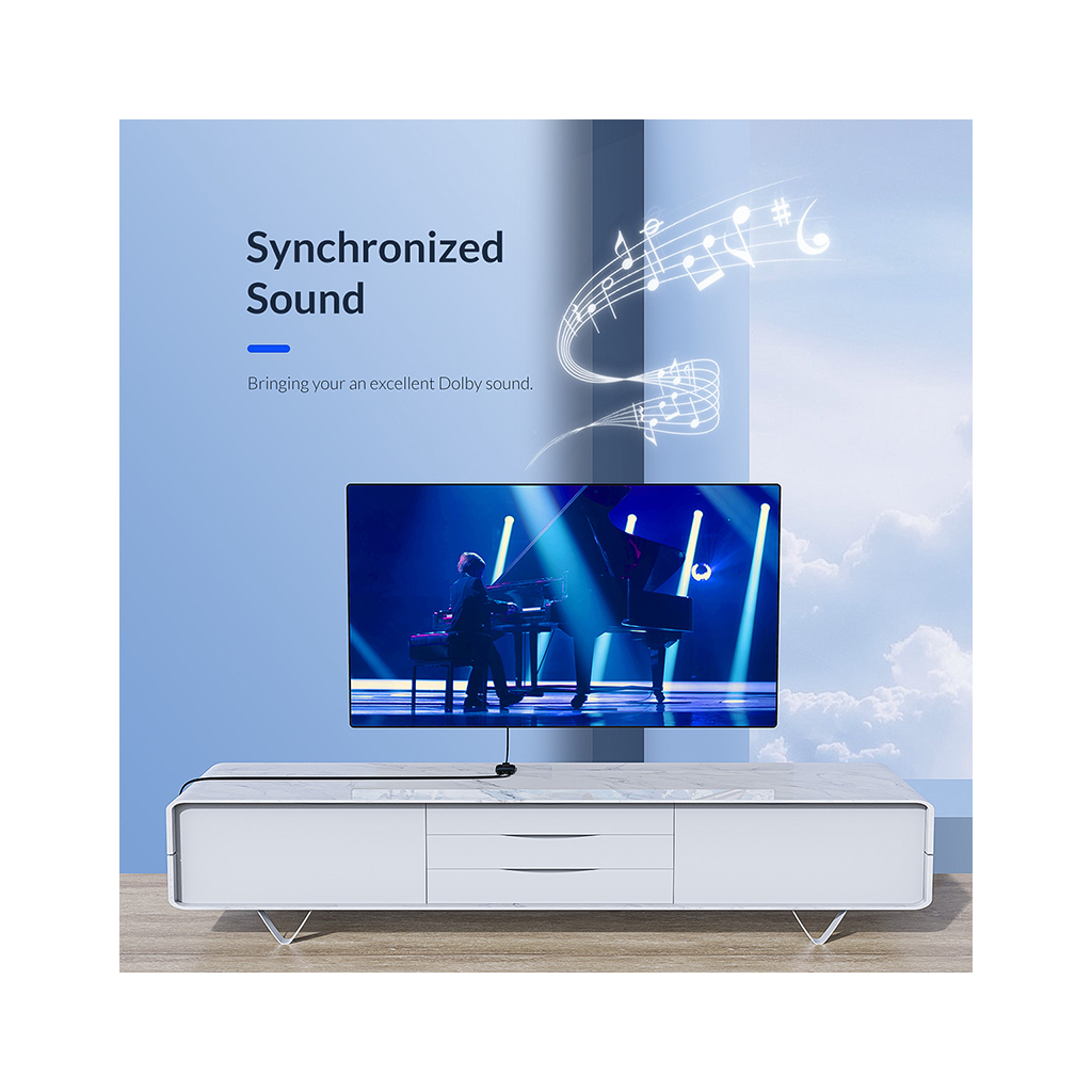 Розгалужувач Orico HDMI 2.0 1x2, 4K (CA913510) - фото 8 Розгалужувач Orico HDMI 2.0 1x2, 4K (CA913510) - фото 8