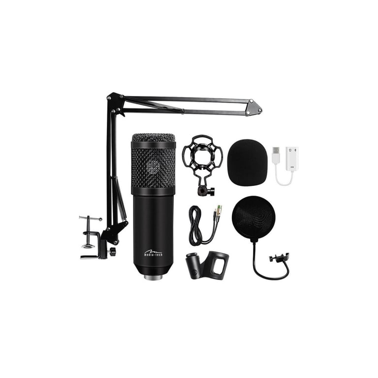Мікрофон Media-Tech XLR USB Black (MT397K) - фото 2