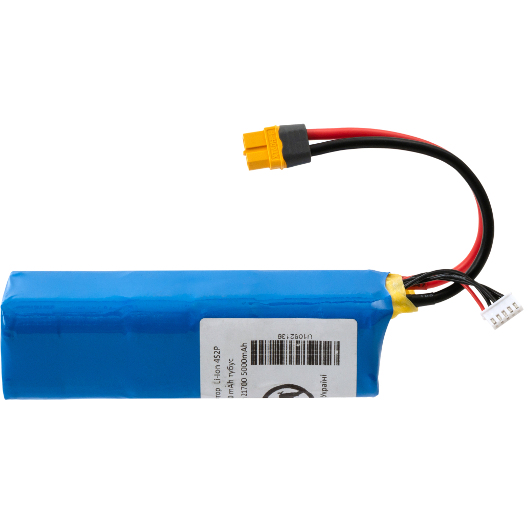 Акумуляторний блок Vinga Li-Ion 4S2Р 10000mAh тубус з балансувальним кабелем (JHY Li-Ion 21700 5000mAh) (4S2P10000BMS JHY) Акумуляторний блок Vinga Li-Ion 4S2Р 10000mAh тубус з балансувальним кабелем (JHY Li-Ion 21700 5000mAh) (4S2P10000BMS JHY)