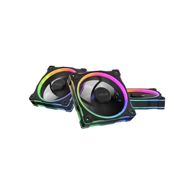 Кулер до корпусу ASUS PRIME MR120 REVERSE ARGB BLACK 3IN1 (90DA00L0-B09020) - фото 1