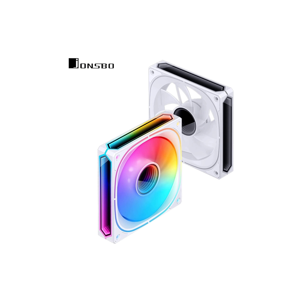 Кулер до корпусу JONSBO FR-505WR Reverse ARGB White - фото 3 Кулер до корпусу JONSBO FR-505WR Reverse ARGB White - фото 3