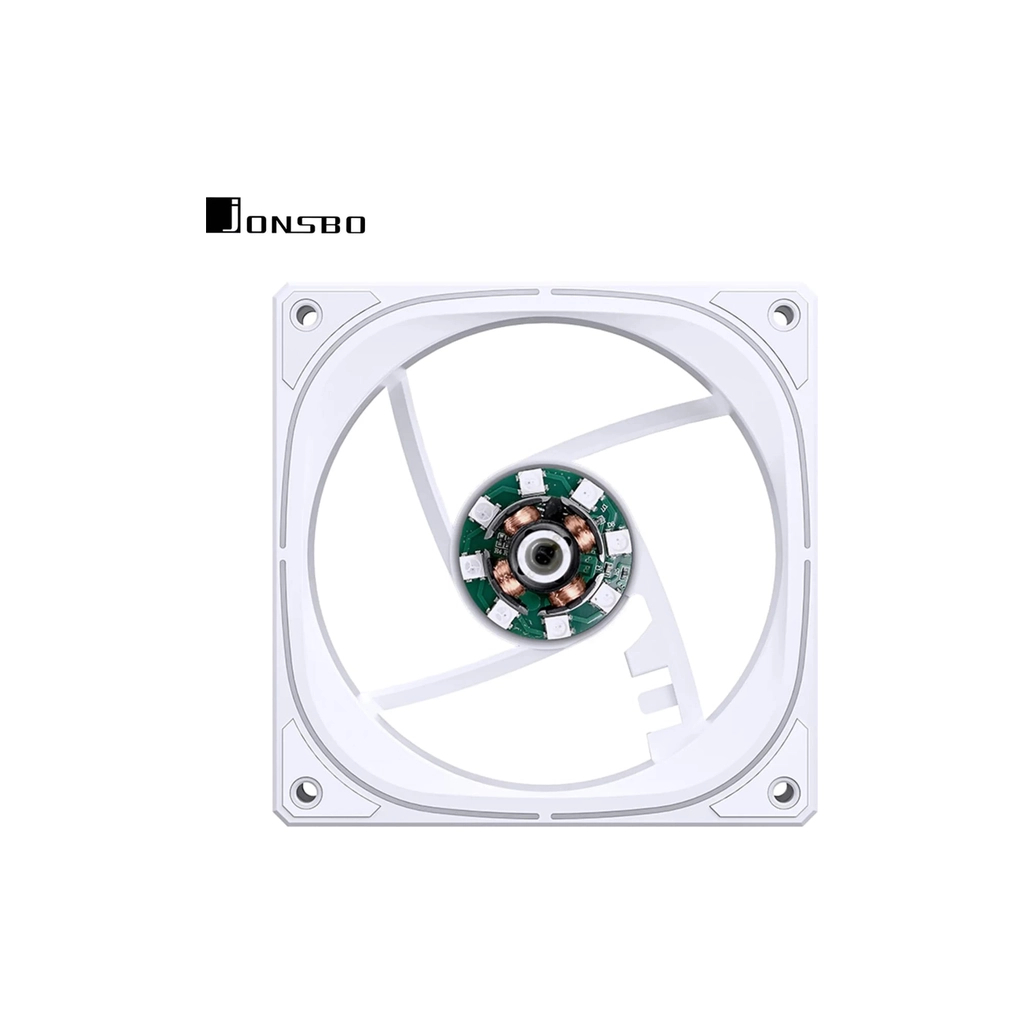 Кулер до корпусу JONSBO FR-505WR Reverse ARGB White - фото 6 Кулер до корпусу JONSBO FR-505WR Reverse ARGB White - фото 6