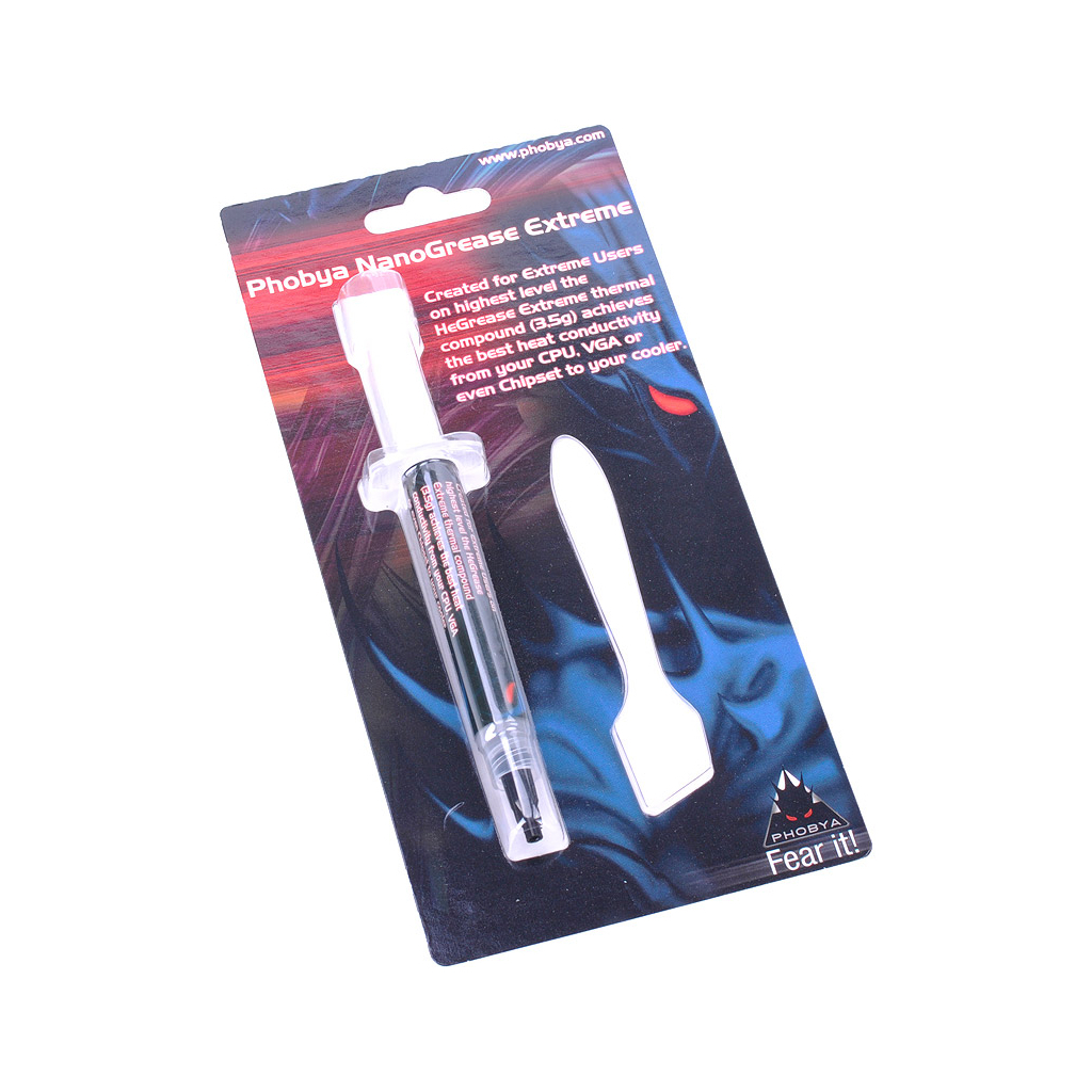 Термопаста Alphacool Phobya NanoGrease Extreme 3.5g (31103) - фото 3 Термопаста Alphacool Phobya NanoGrease Extreme 3.5g (31103) - фото 3