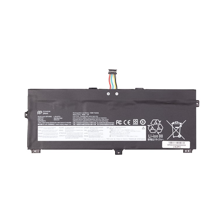 Акумулятор до ноутбука LENOVO ThinkPad X390 Yoga (L18M3P72) 11.55V 4211mAh PowerPlant (NB482672) - фото 1