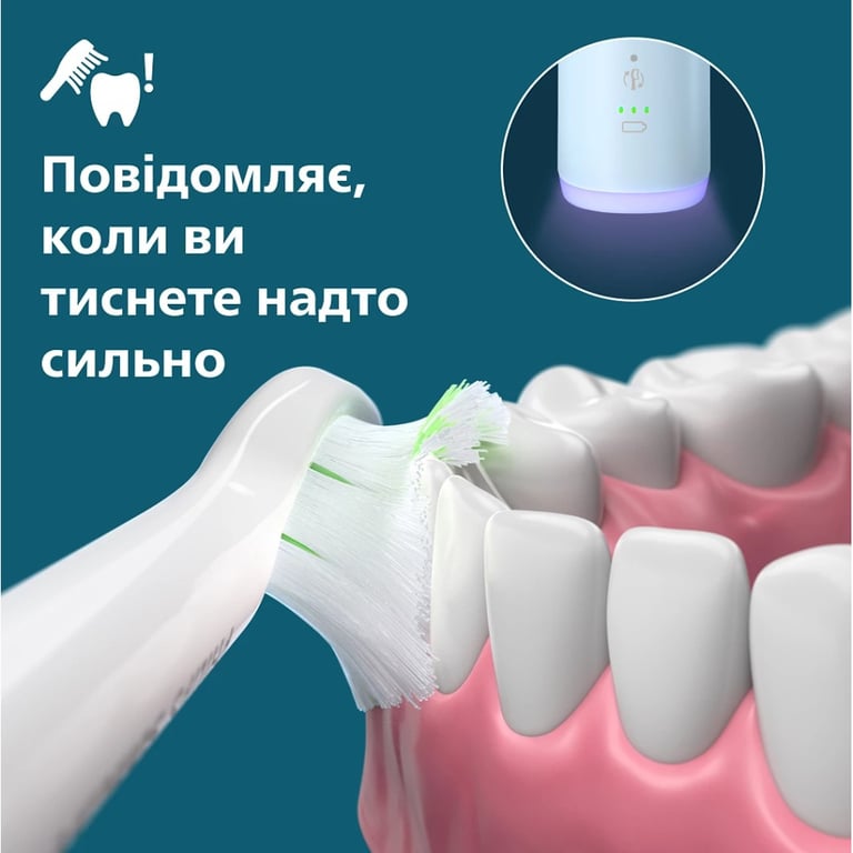 Електрична зубна щітка Philips HX7406/01 - фото 6