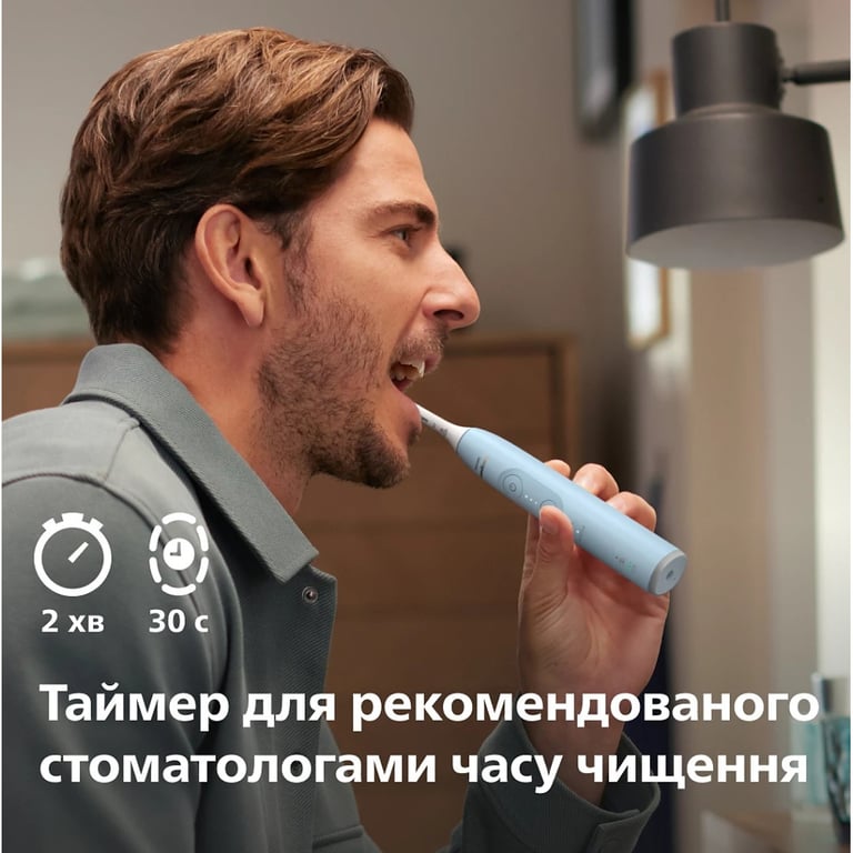 Електрична зубна щітка Philips HX7406/01 - фото 8