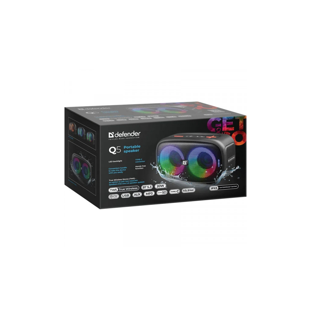 Акустична система Defender Q5 Black (65305) - фото 7 Акустична система Defender Q5 Black (65305) - фото 7
