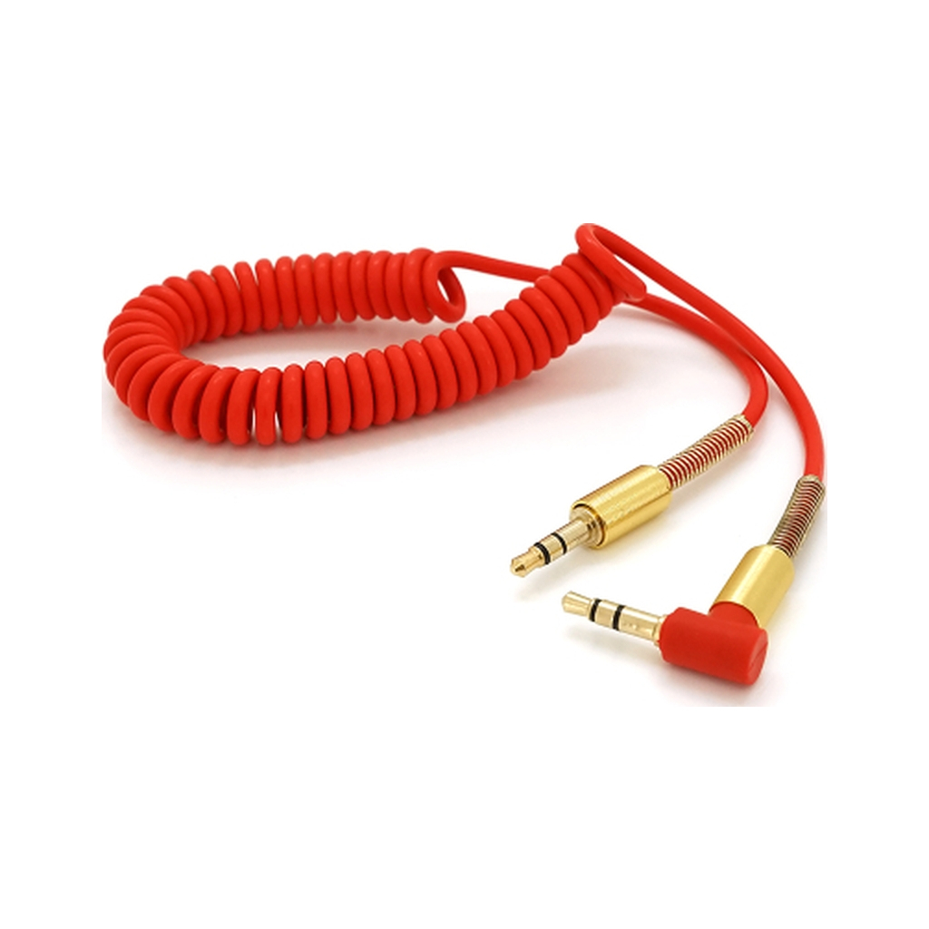 Кабель мультимедійний 3.5mm M to 3.5mm M 1.5m 90° corner red Voltronic (YT-AUXSGJ(M)/(M)-1.5-R) - фото 2 Кабель мультимедійний 3.5mm M to 3.5mm M 1.5m 90° corner red Voltronic (YT-AUXSGJ(M)/(M)-1.5-R) - фото 2