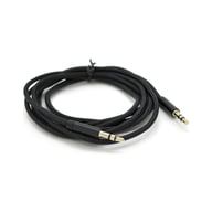 Кабель мультимедійний 3.5mm M to 3.5mm M 1.0m black VEGGIEG (YT-AUXGJ(M)/(M)-AB-1) - фото 1