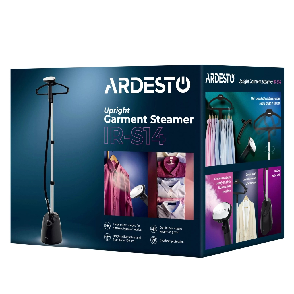 Відпарювач для одягу Ardesto IR-S14 - фото 8 Відпарювач для одягу Ardesto IR-S14 - фото 8