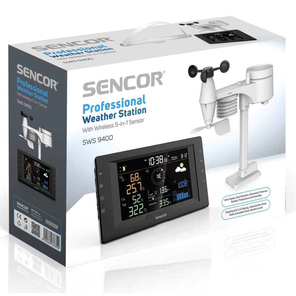 Метеостанція Sencor SWS9400 - фото 11 Метеостанція Sencor SWS9400 - фото 11