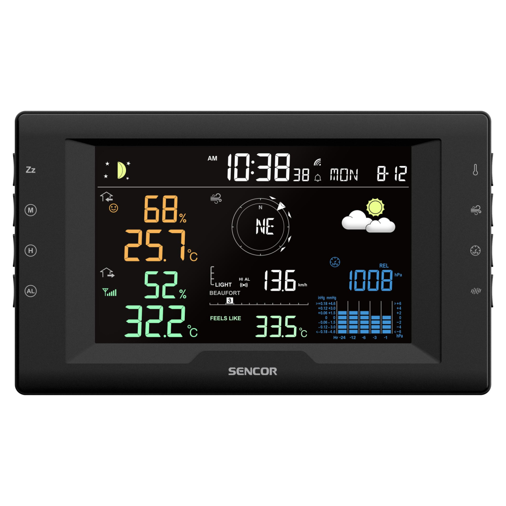 Метеостанція Sencor SWS9400 - фото 6 Метеостанція Sencor SWS9400 - фото 6