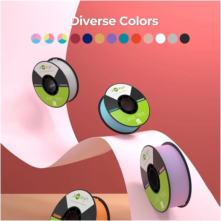 Пластик для 3D-принтера Creality Soleyin matte 1кг, 1.75мм, white (3301010512) - фото 3
