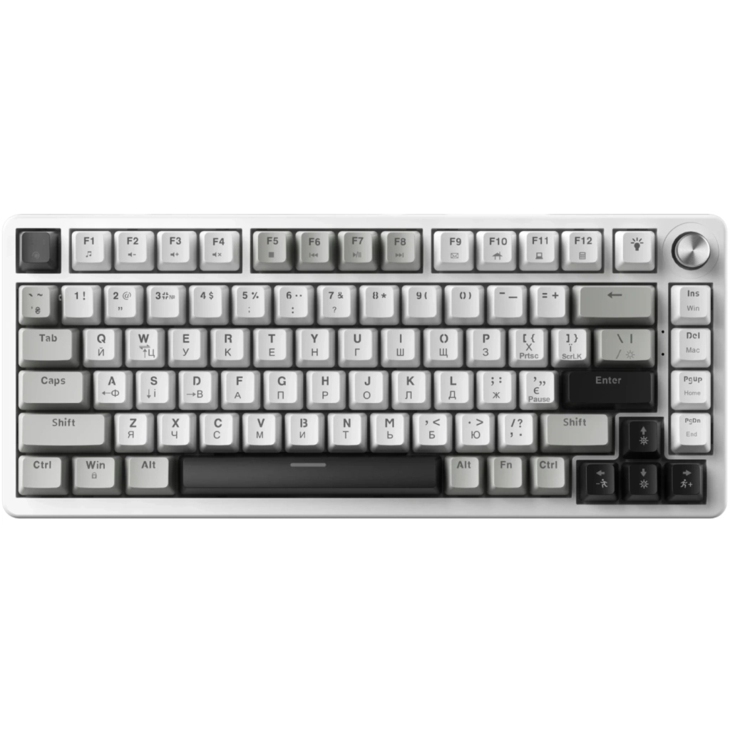 Клавіатура GamePro Genesis Silverlight MK126 USB UA Grey (MK126) - фото 2 Клавіатура GamePro Genesis Silverlight MK126 USB UA Grey (MK126) - фото 2