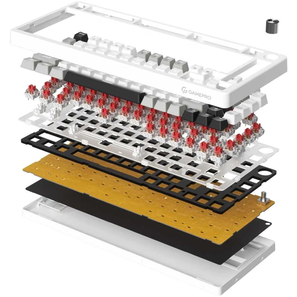 Клавіатура GamePro Genesis Silverlight MK126 USB UA Grey (MK126) - фото 3 Клавіатура GamePro Genesis Silverlight MK126 USB UA Grey (MK126) - фото 3