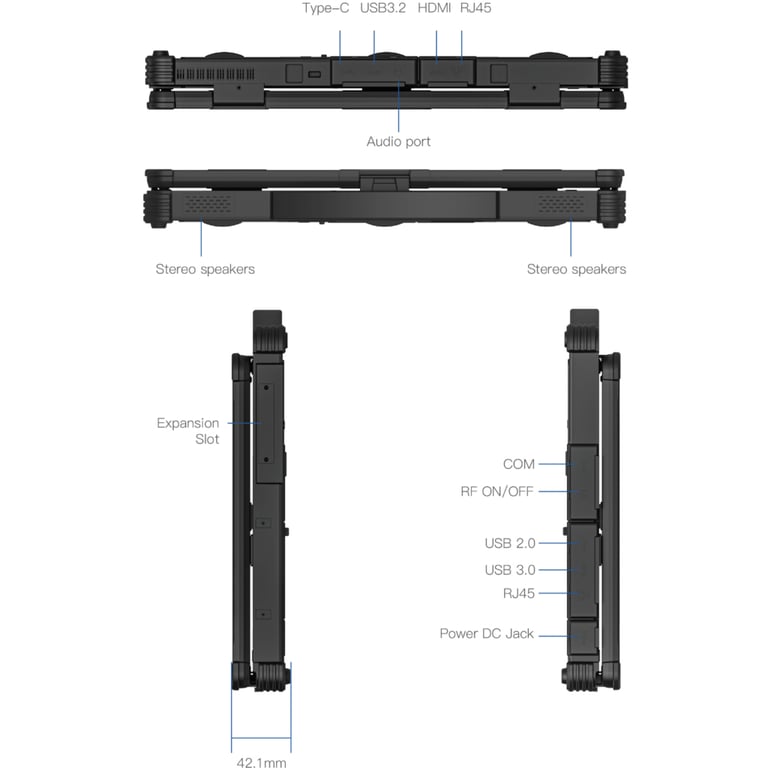Ноутбук Vinga Scout X14A (X14A-1255321024BWP) - фото 12