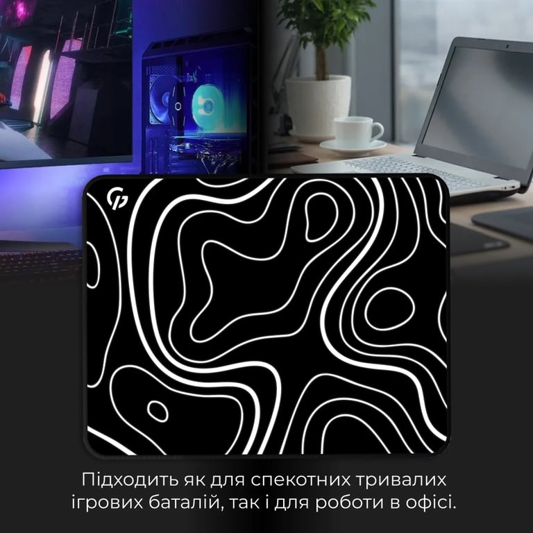 Килимок для мишки GamePro MP085AB Black (MP085AB) - фото 5