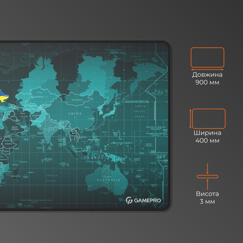 Килимок для мишки GamePro MP275M Black (MP275M) - фото 6 Килимок для мишки GamePro MP275M Black (MP275M) - фото 6